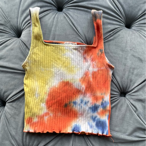 Heart & Hips Acid Wash Tank Top size L - Picture 5 of 5